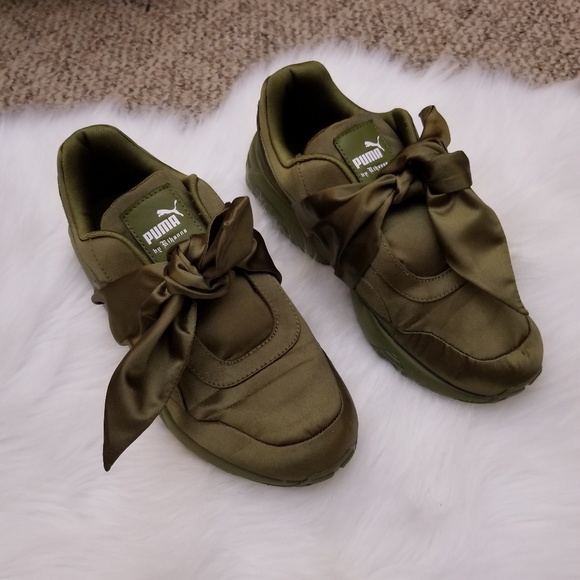 puma fenty by rihanna satin bow sneaker puma fenty by rihanna satin bow sneaker